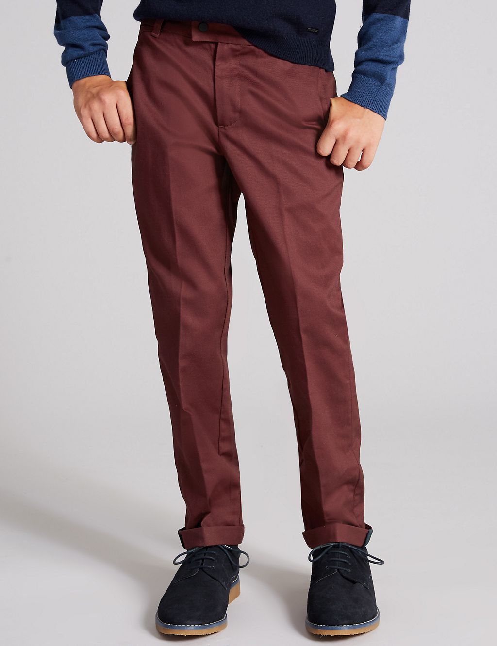 Pure Cotton Chinos (3-16 Years) 2 of 4