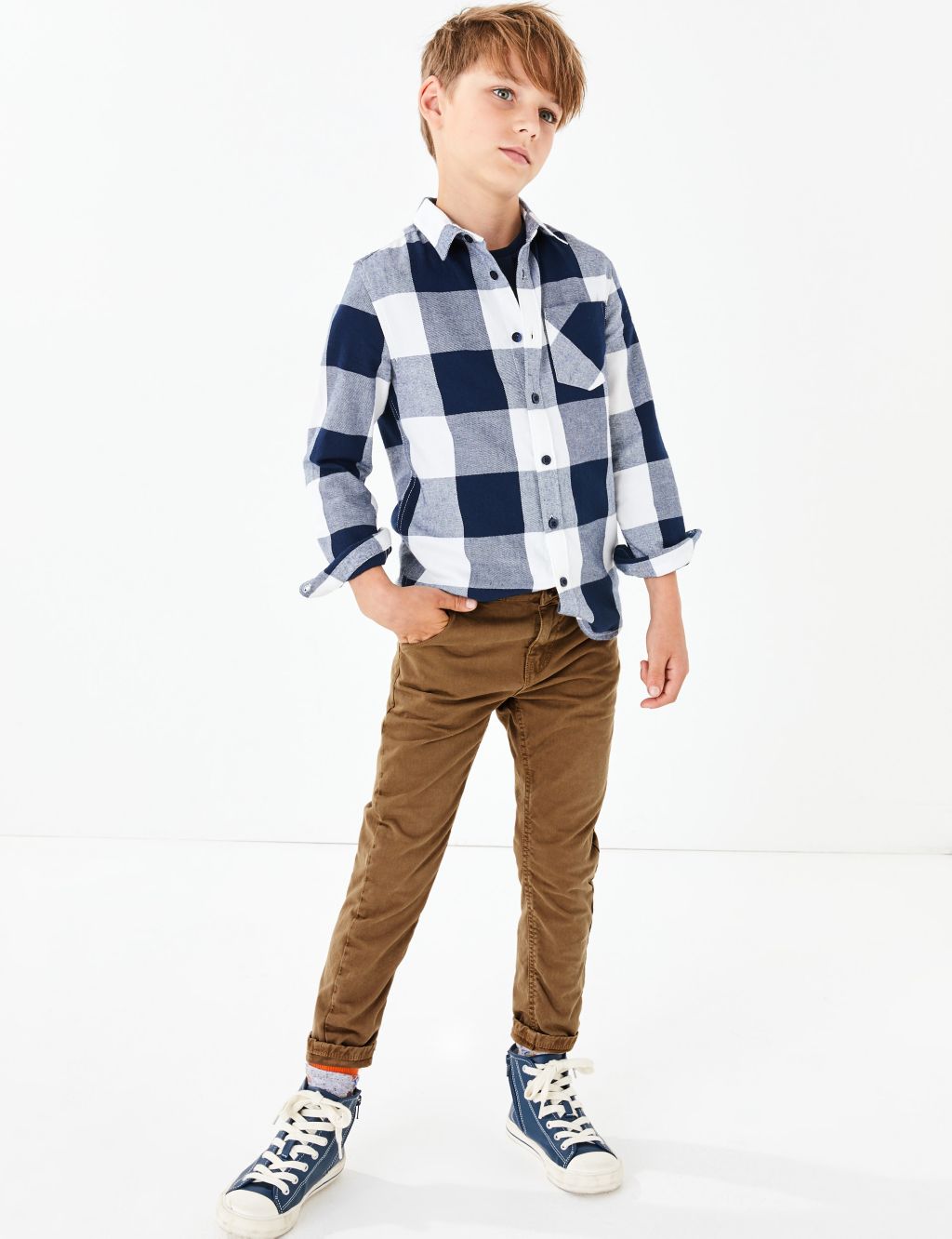 Pure Cotton Chinos (6-16 Yrs) 3 of 6