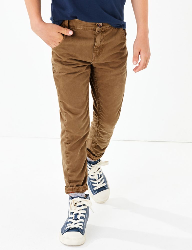 Pure Cotton Chinos (6-16 Yrs) | M&S