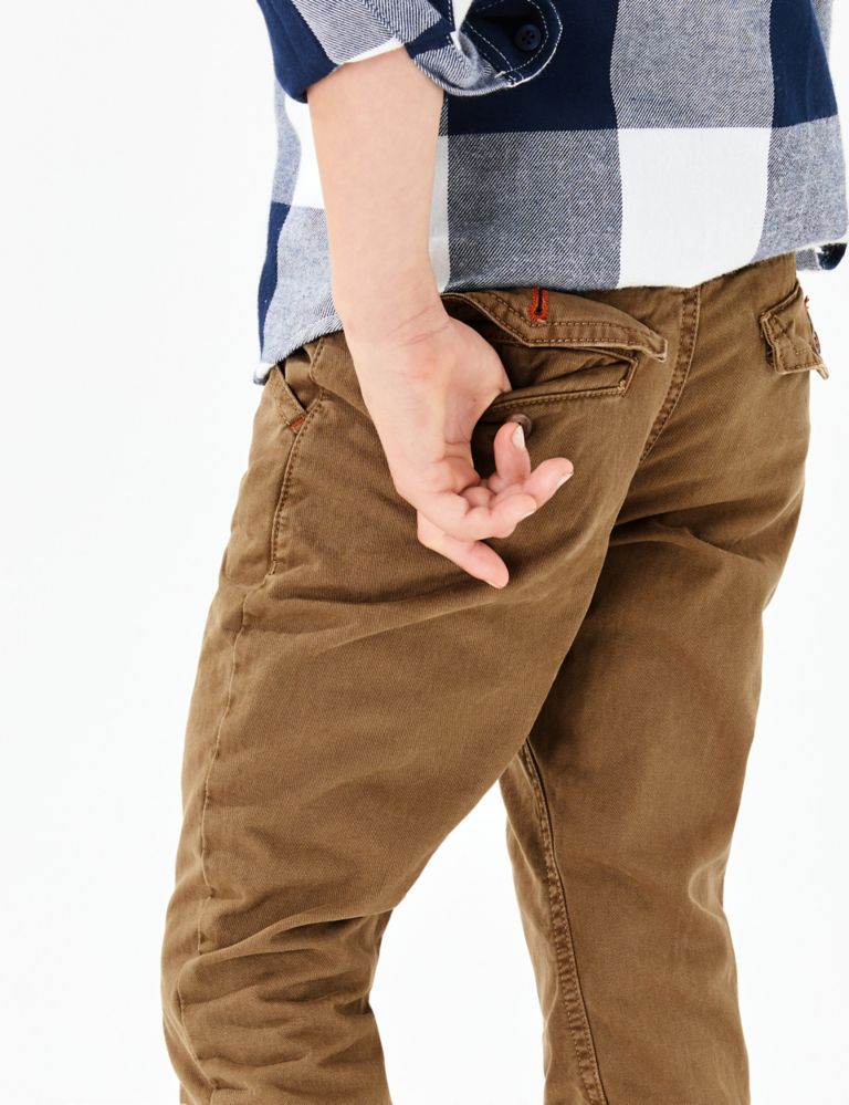 Pure Cotton Chinos (6-16 Yrs) 5 of 6