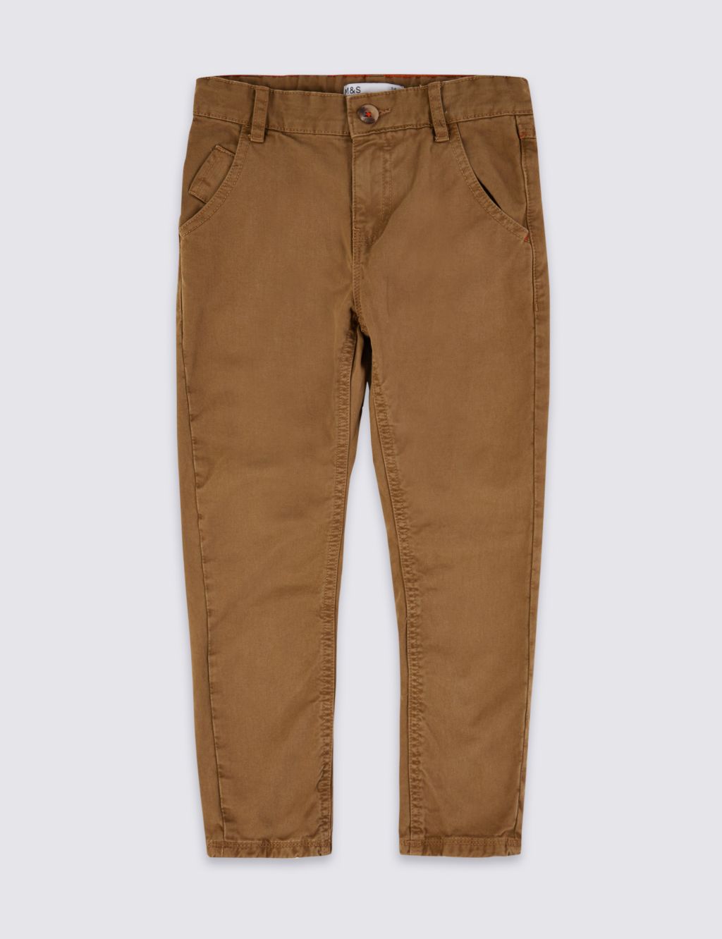 Pure Cotton Chinos (6-16 Yrs) 1 of 6