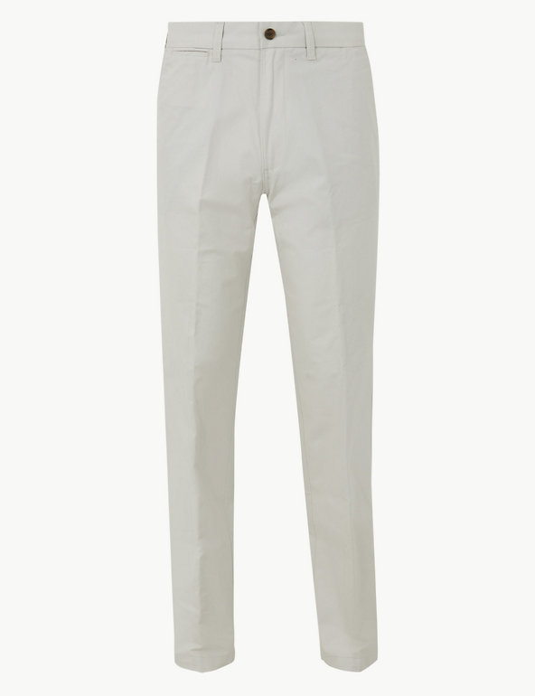 Pure Cotton Chinos with Stormwear™ Image 1 of 1
