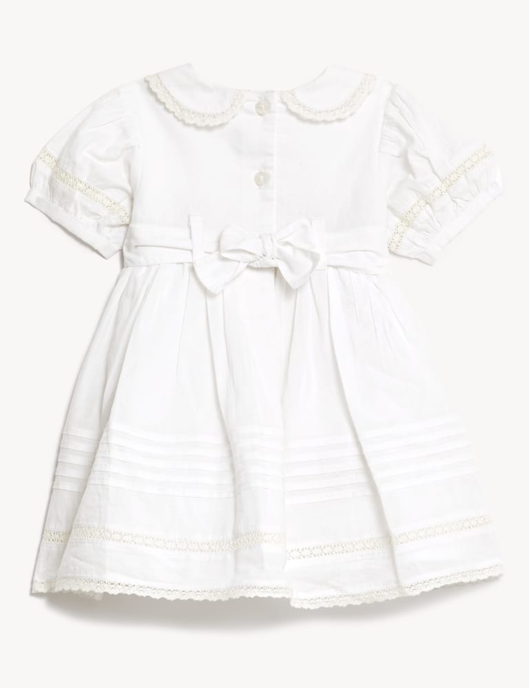 Cotton new arrivals christening dress