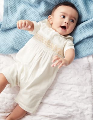 Baby girl hot sale christening romper