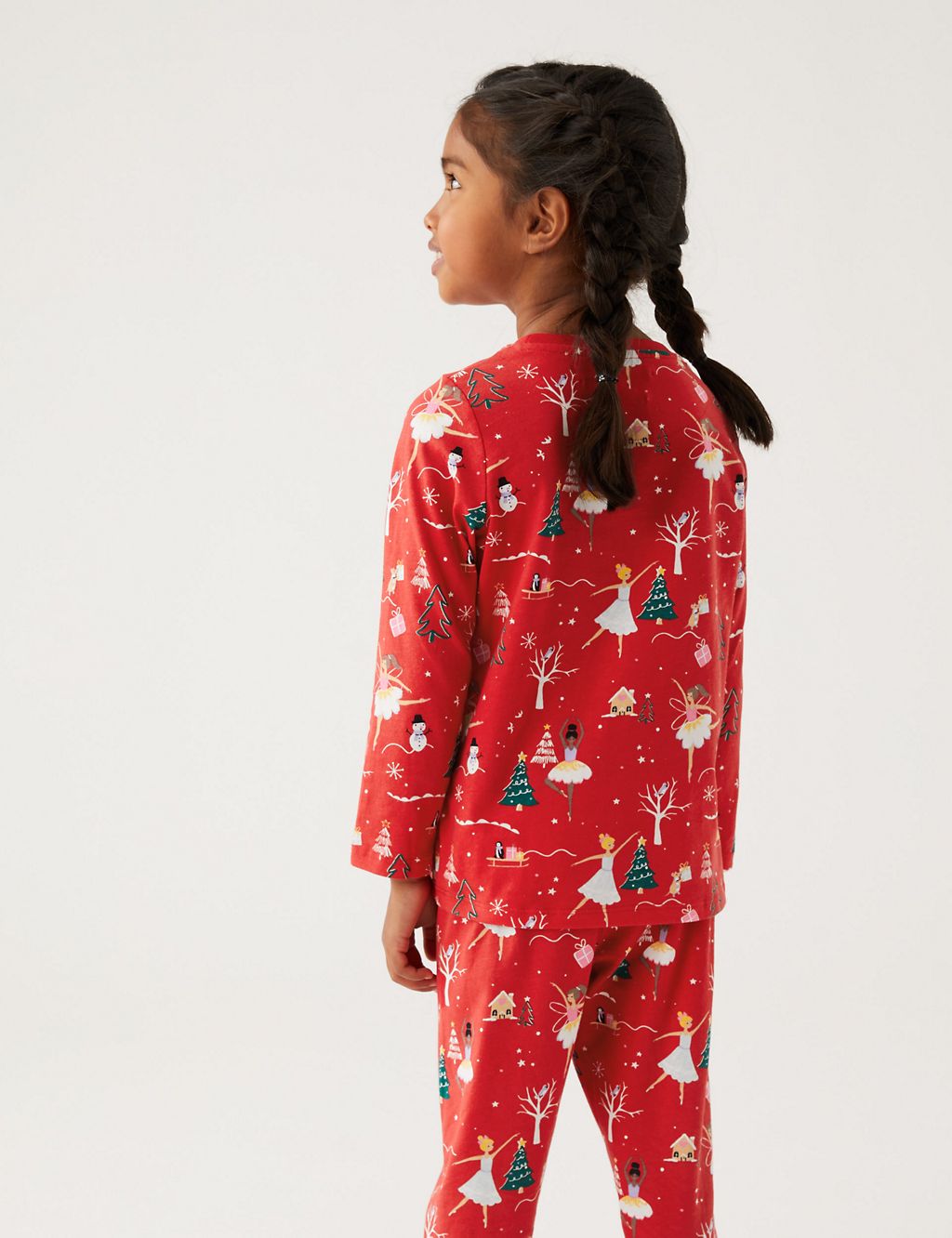 Pure Cotton Christmas Fairy Pyjamas (12 Mths - 7 Yrs) 2 of 5