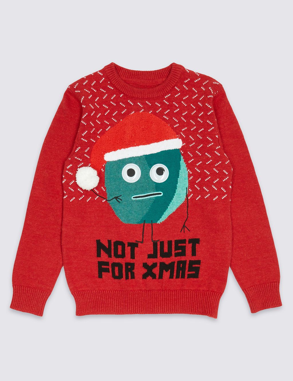 Pure Cotton Christmas Jumper (3-14 Years) 1 of 5