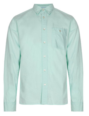Pure Cotton Classic Collar Shirt Image 2 of 4