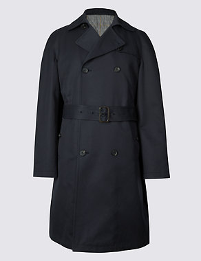 Pure Cotton Classic Trench Coat Image 2 of 5
