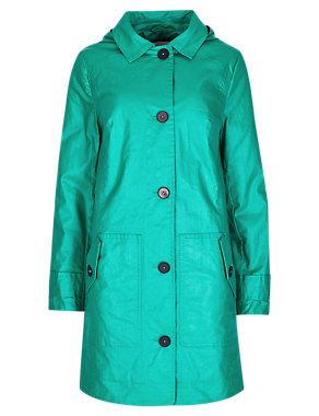 Pure Cotton Coated Mac with Stormwear™ Image 2 of 4