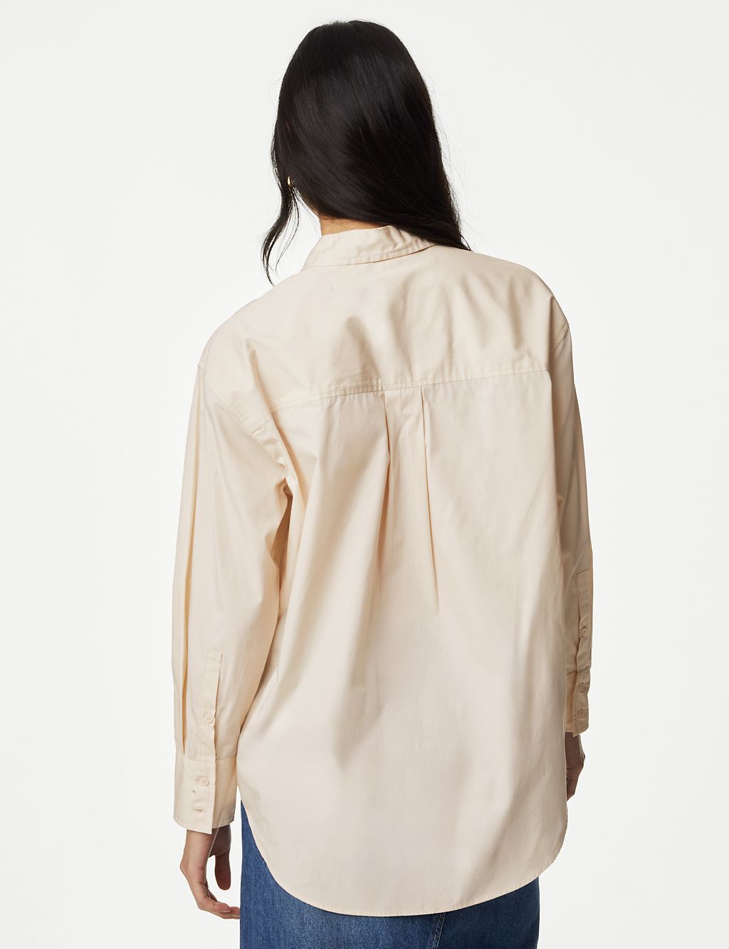 Pure Cotton Collared Oversized Shirt 5 of 5