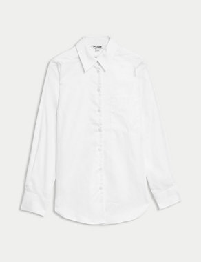 Pure Cotton Collared Relaxed Shirt Image 2 of 6
