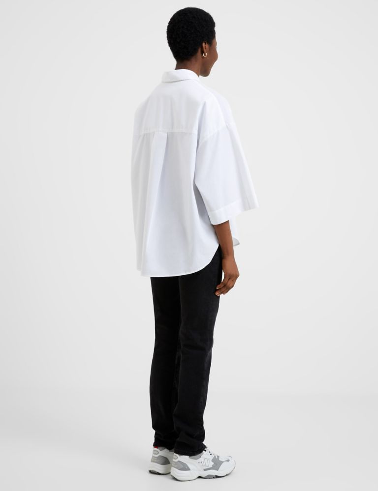 Pure Cotton Collared Relaxed Shirt 4 of 4