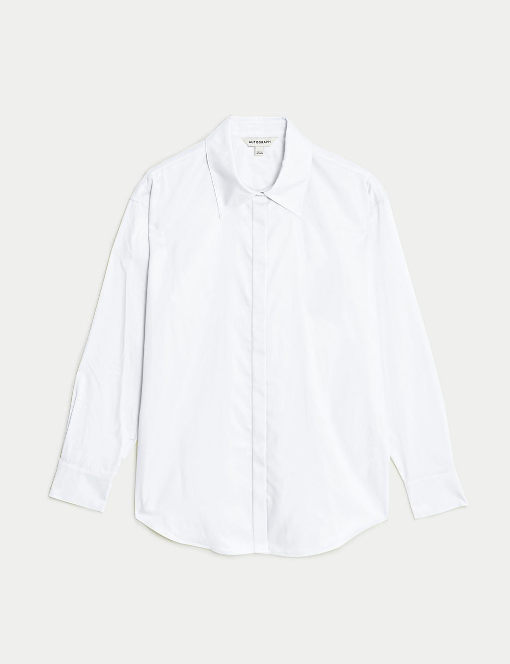 Pure Cotton Collared Relaxed Shirt 1 of 6