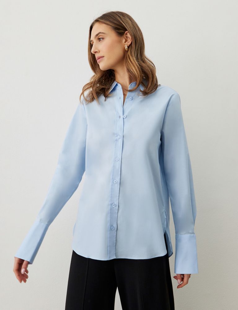 Pure Cotton Collared Shirt 1 of 5