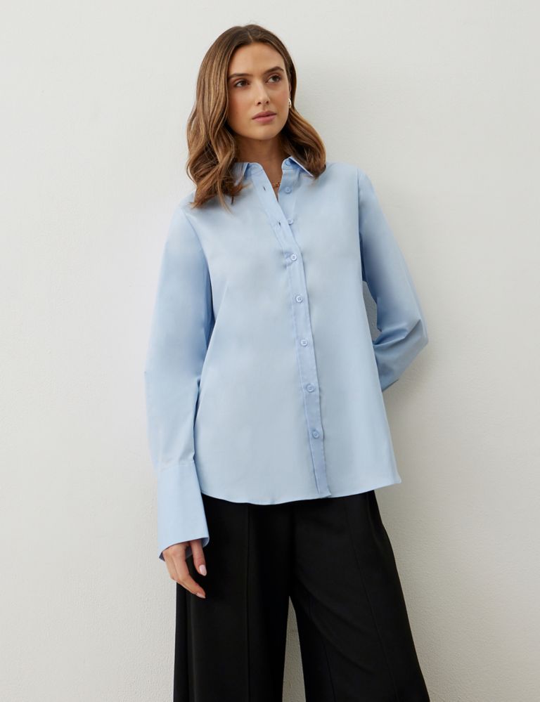 Pure Cotton Collared Shirt 2 of 5
