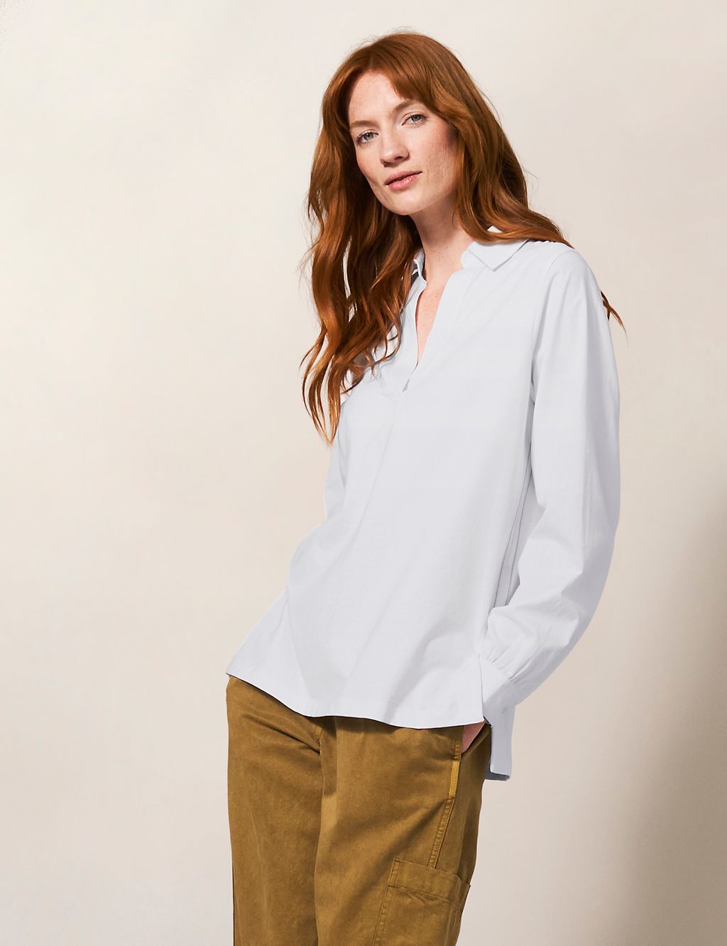 Pure Cotton Collared Shirt | White Stuff | M&S