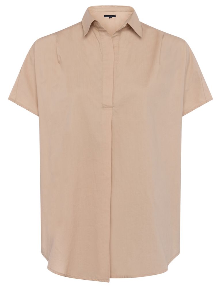 Pure Cotton Collared Short Sleeve Shirt 2 of 4