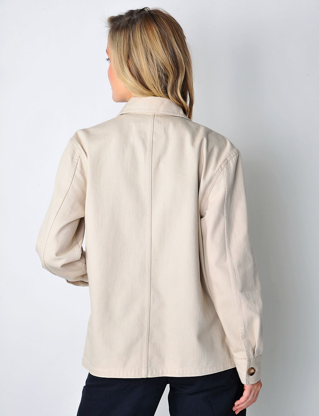Pure Cotton Collared Utility Jacket 2 of 5