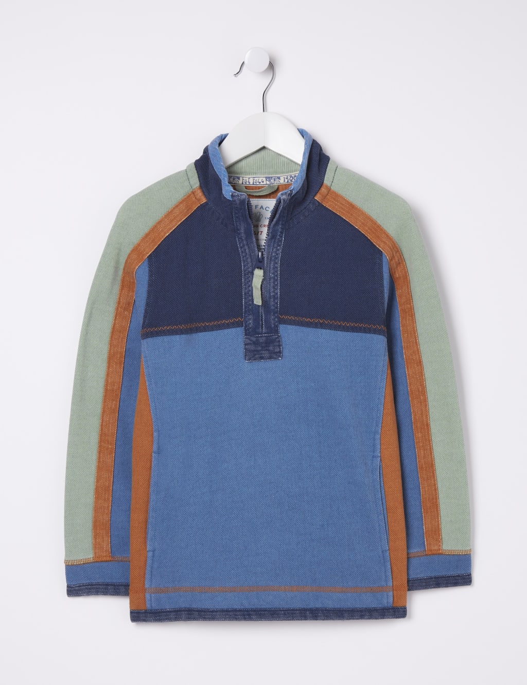 Fat face half zip deals