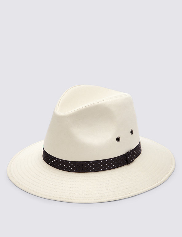 Pure Cotton Cool & Fresh™ Wide Brim Hat with Stormwear™ Image 1 of 1