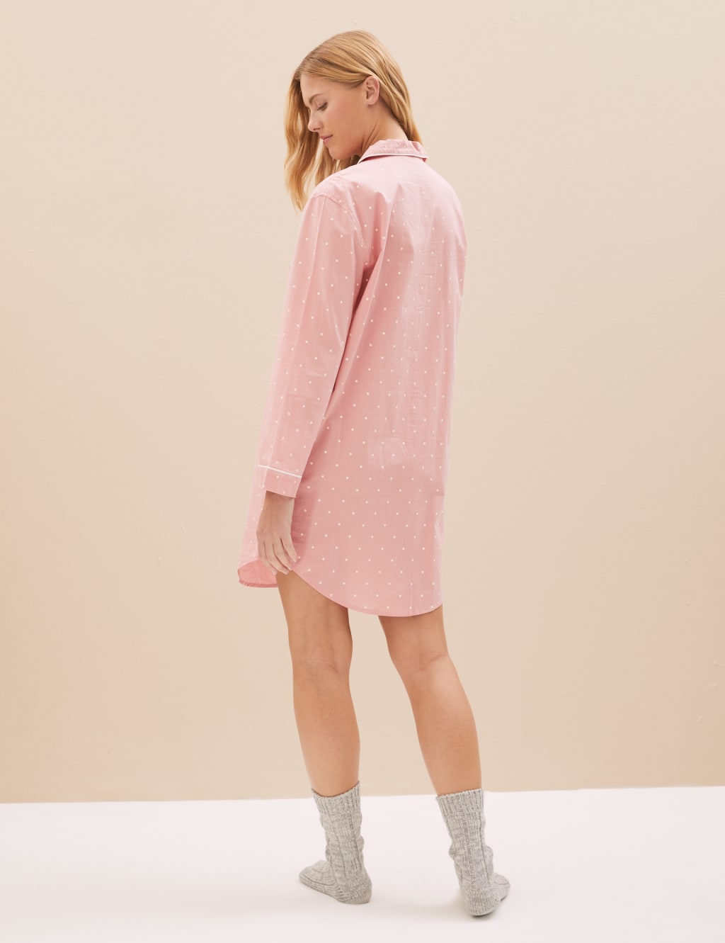 Pure Cotton Cool Comfort™ Nightshirt Body M&S
