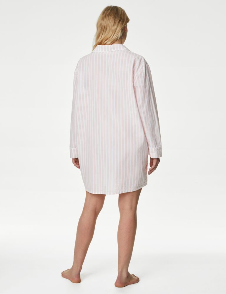 Pure Cotton Cool Comfort™ Striped Nightshirt 4 of 4