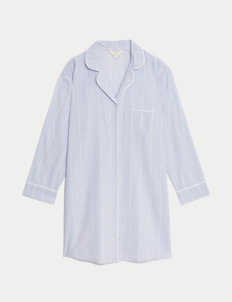 Pure Cotton Cool Comfort™ Striped Nightshirt 2 of 4