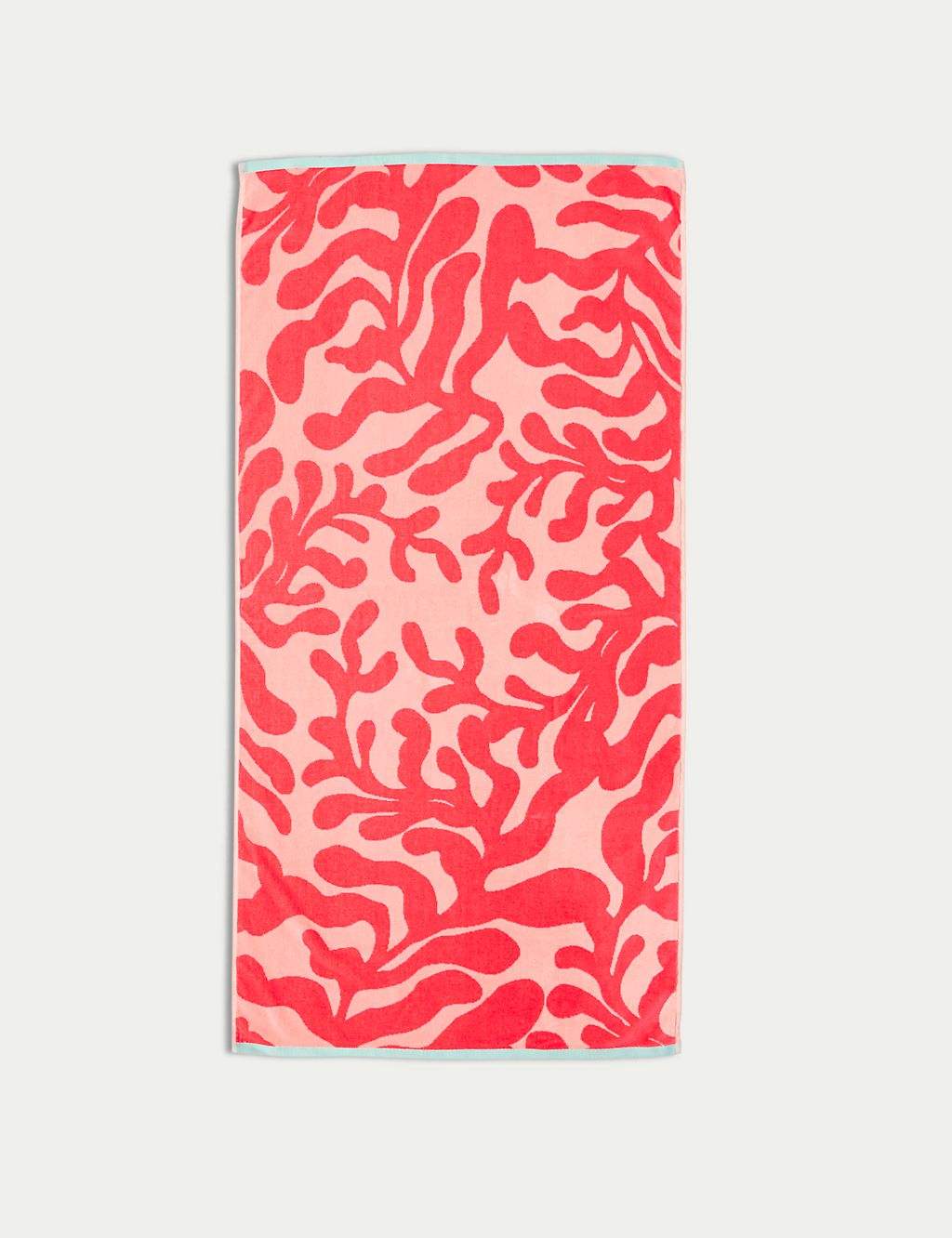 Pure Cotton Coral Beach Towel 3 of 4