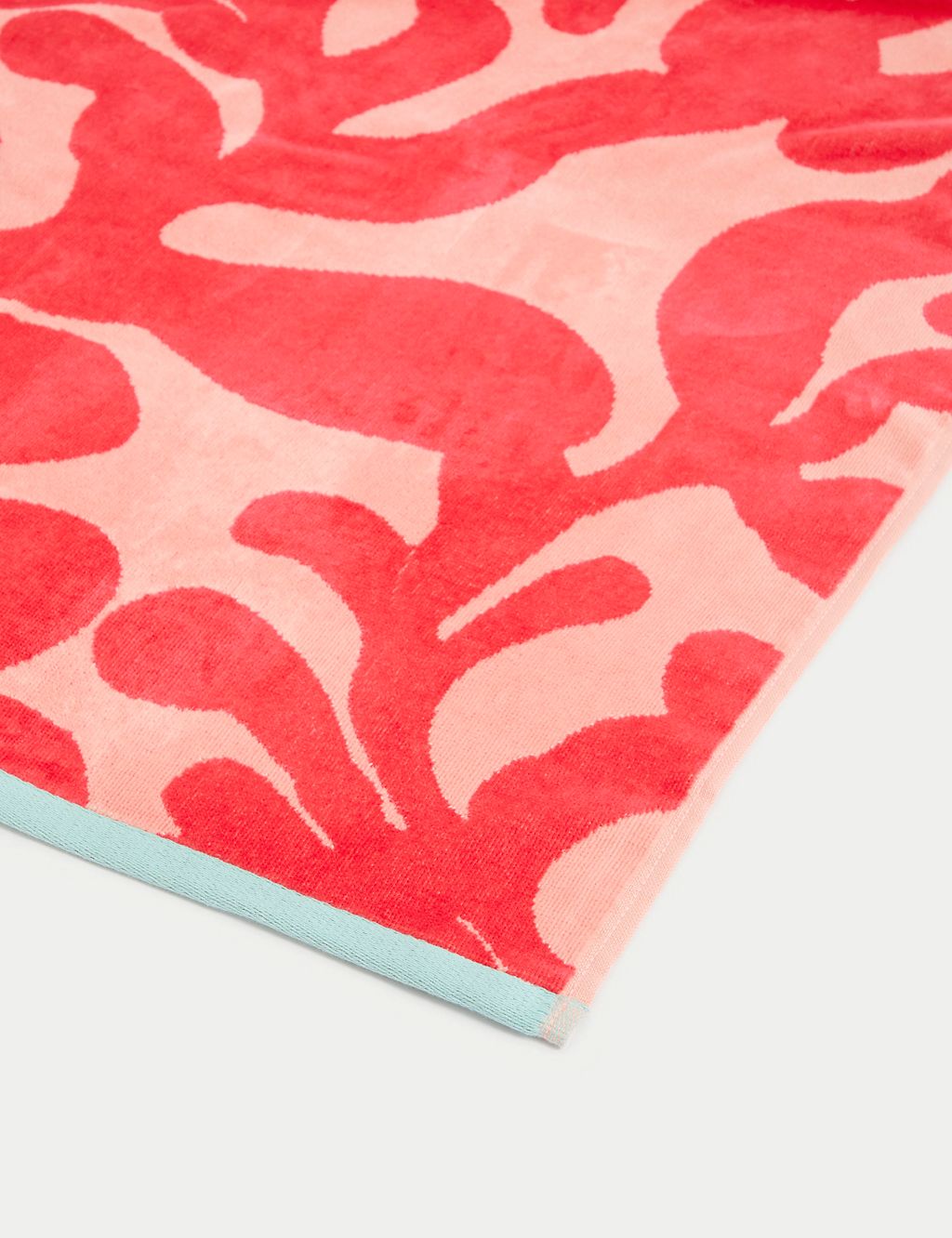 Pure Cotton Coral Beach Towel 2 of 4