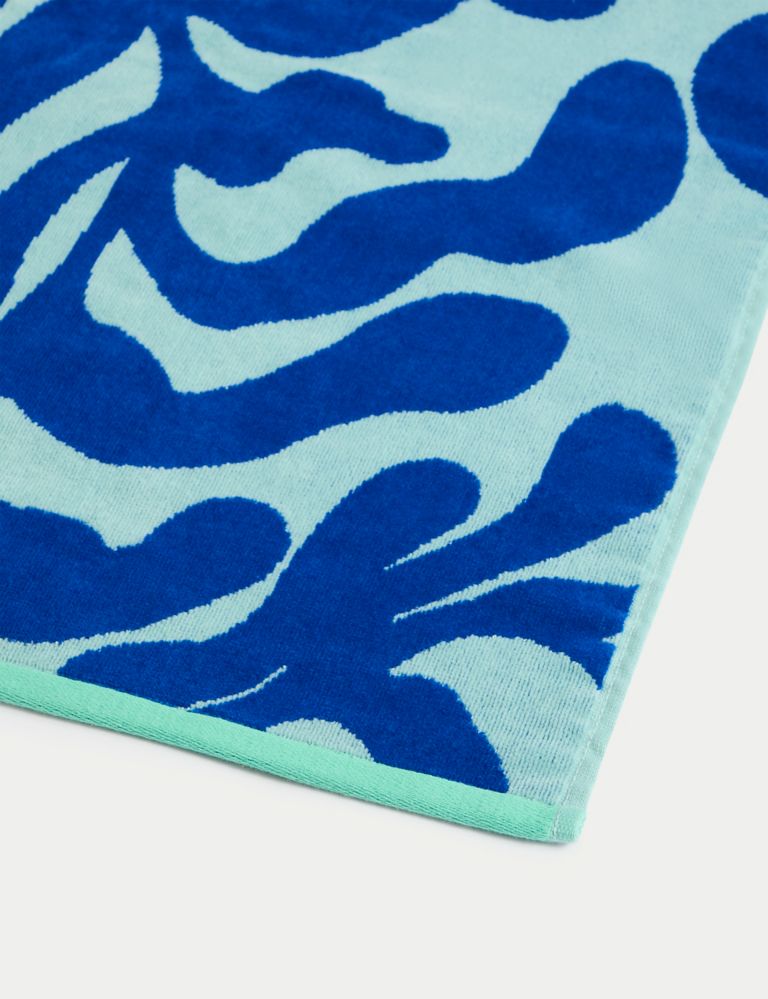 Pure Cotton Coral Beach Towel 3 of 5