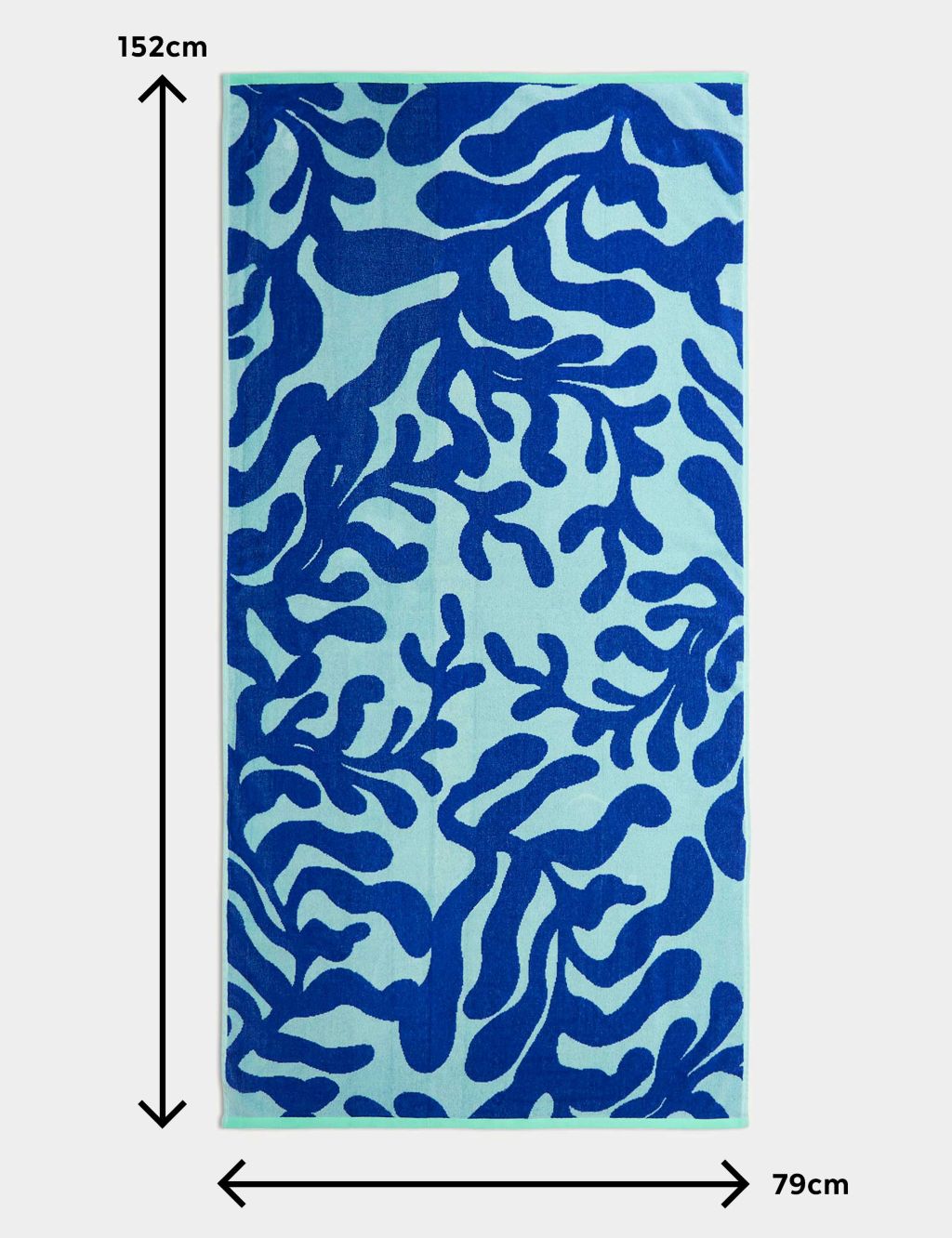 Pure Cotton Coral Beach Towel 6 of 6