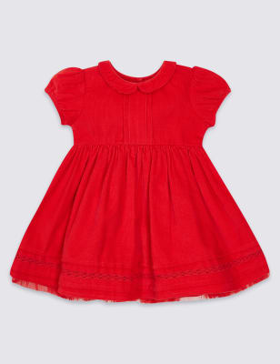 Pure Cotton Cord Baby Dress M S