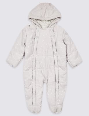 Pure Cotton Cord Pramsuit | M\u0026S