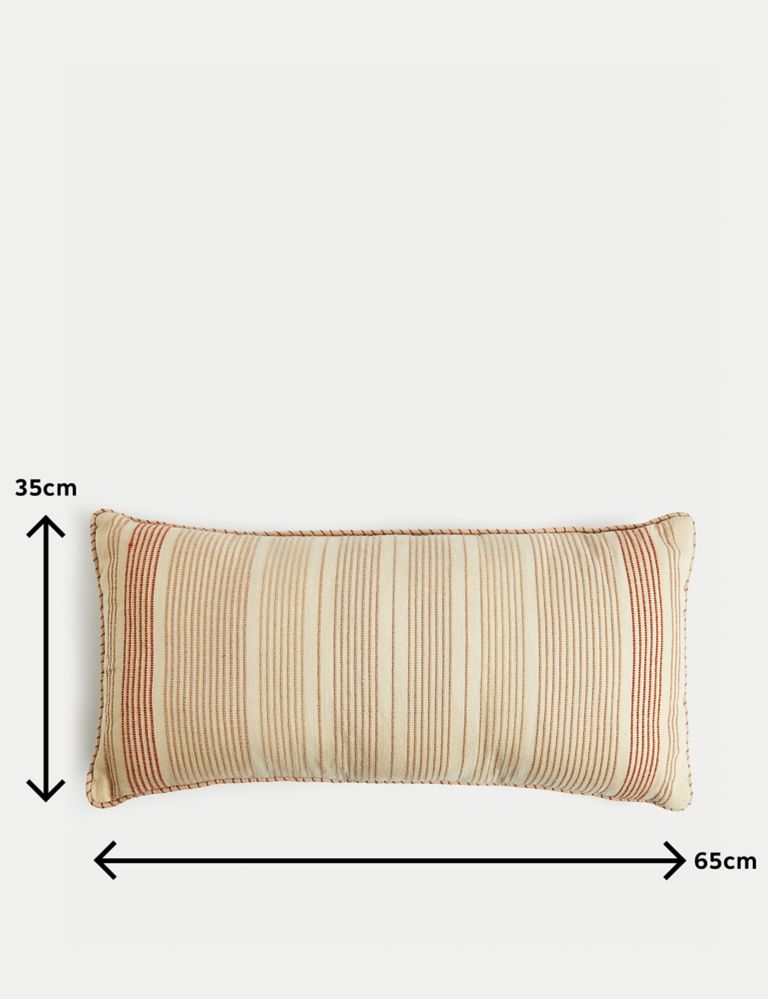 Pure Cotton Corded Outdoor Bolster Cushion 6 of 6
