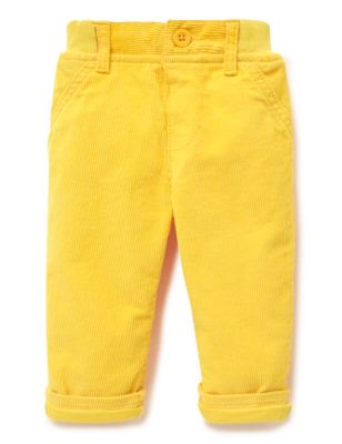 Pure Cotton Corduroy Trousers Image 1 of 2