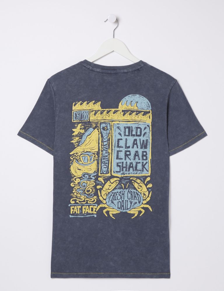 Pure Cotton Crab Shack Graphic T-Shirt 6 of 6