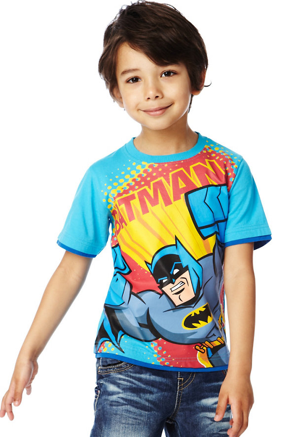 Pure Cotton Crew Neck Batman™ T-Shirt Image 1 of 1