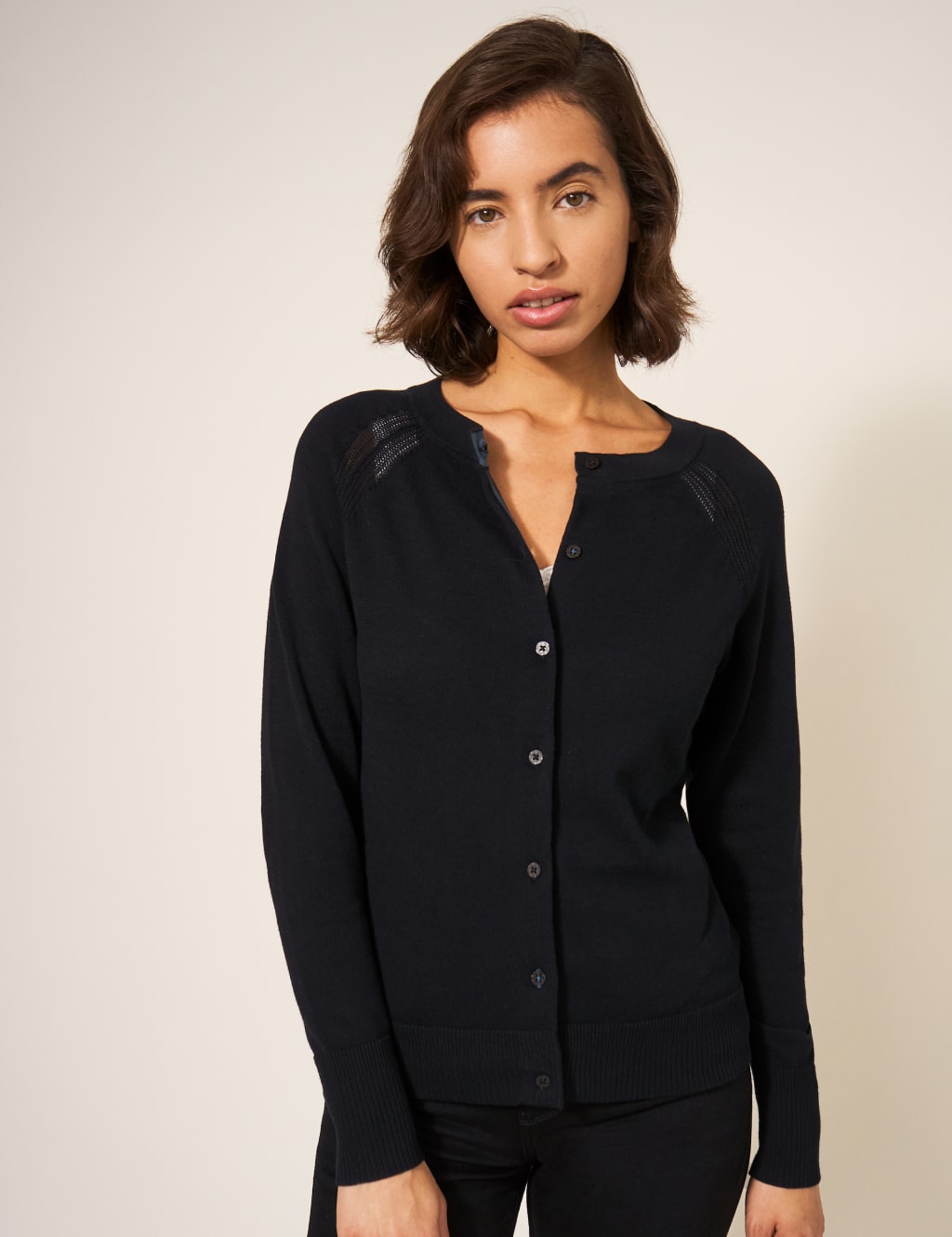 LELA CREW NECK - Maglietta a manica lunga - indigo/blu reale
