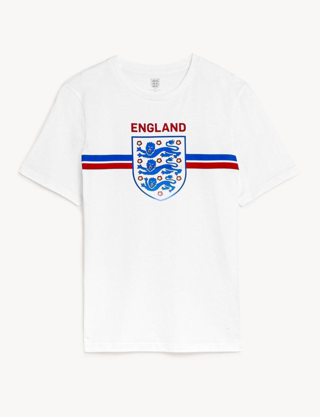 Pure Cotton Crew Neck England TShirt M&S Collection M&S