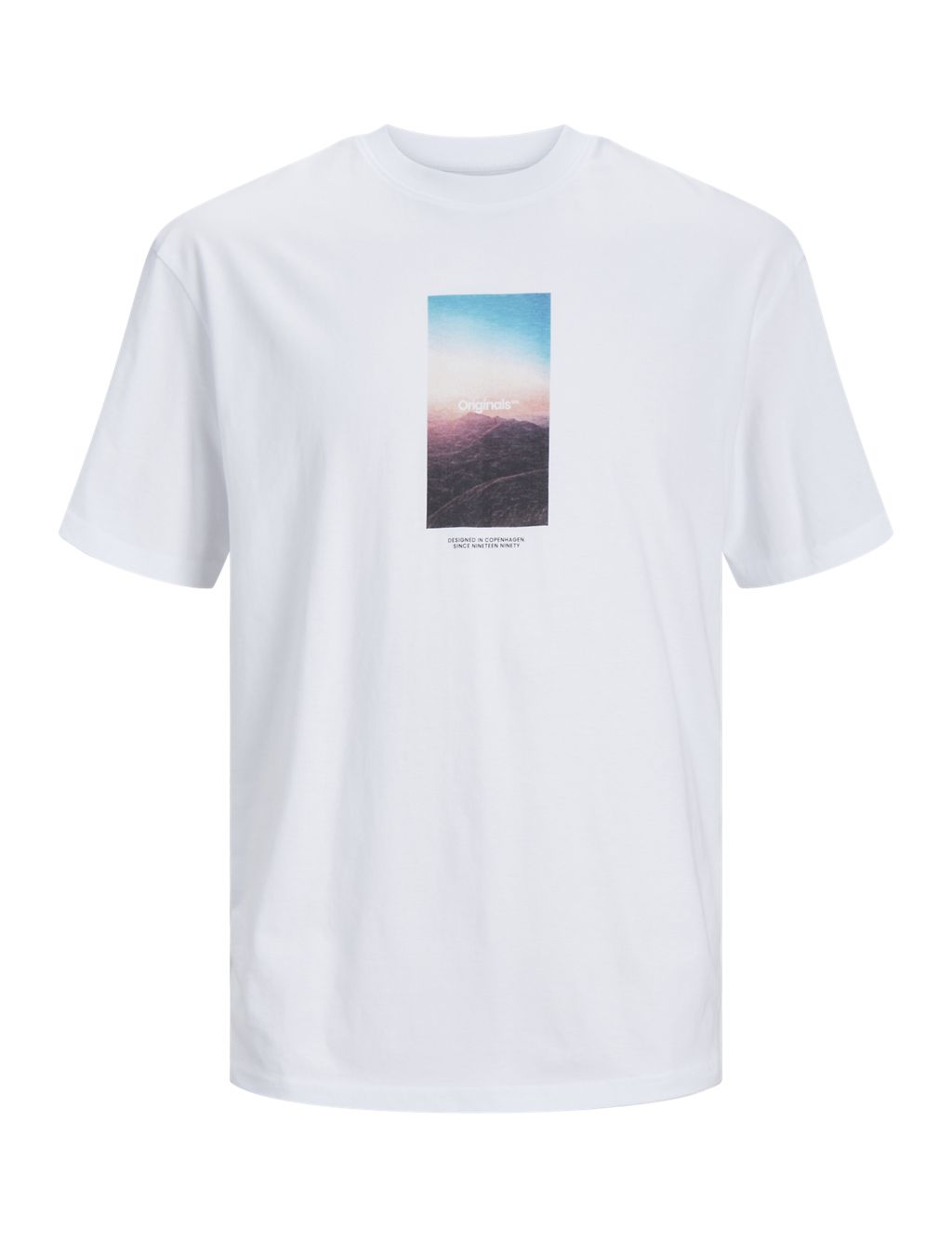 Pure Cotton Crew Neck Graphic T-Shirt 1 of 4