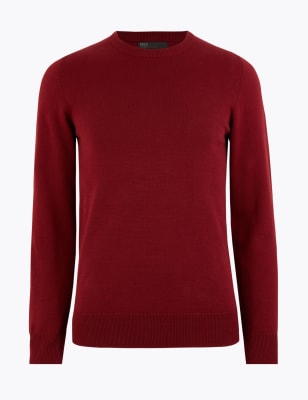 cotton crew neck jumper