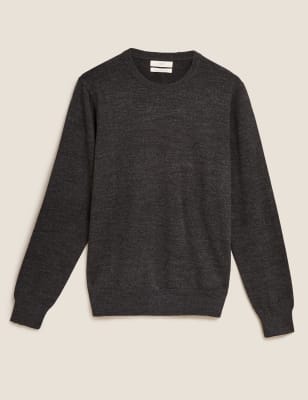 Pure Cotton Crew Neck Jumper | M&S Collection | M&S