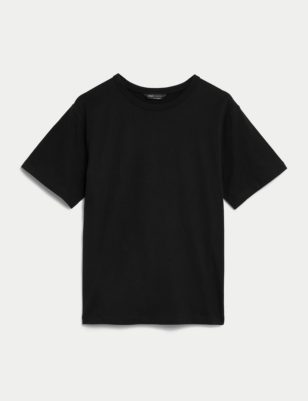 Pure Cotton Crew Neck Oversized T-Shirt 1 of 5