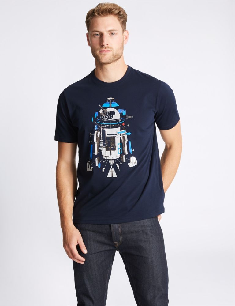 Pure Cotton Crew Neck Star Wars™ T-shirt 1 of 4