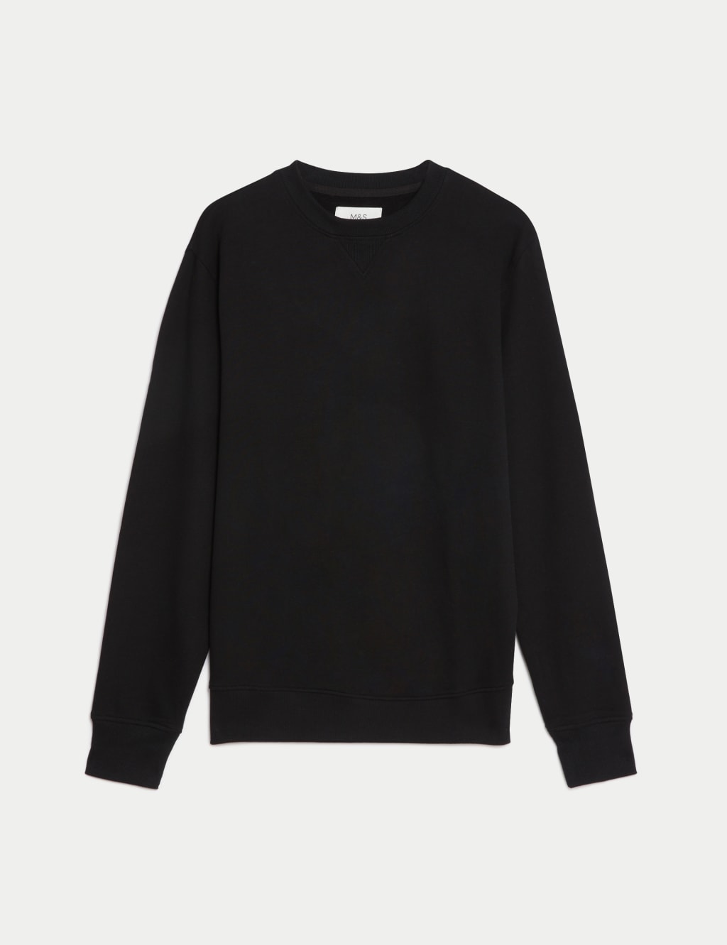 Pure Cotton Crew Neck Sweatshirt M S Collection M S