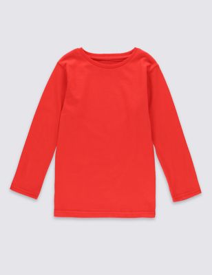 Pure Cotton Crew Neck T-Shirt (1-7 Years) Image 2 of 3