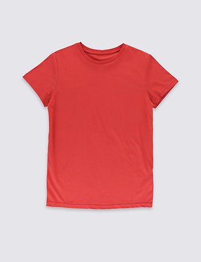 Pure Cotton Crew Neck T-Shirt (5-14 Years) Image 2 of 3