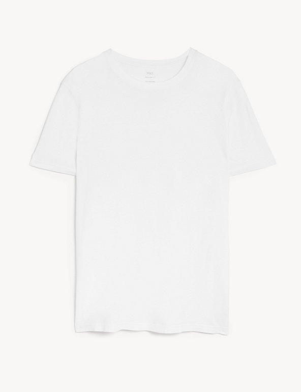 Pure Cotton Crew Neck T-Shirt | M☀S ...