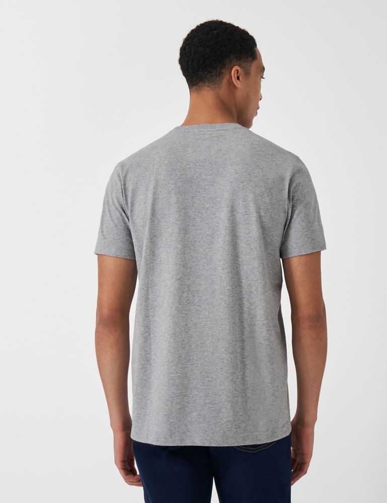 Pure Cotton Crew Neck T-Shirt 4 of 6