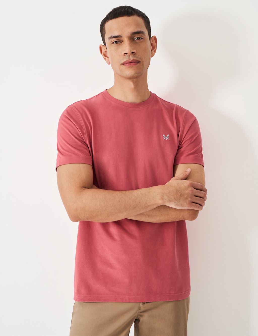 Pure Cotton Crew Neck T-Shirt 3 of 5